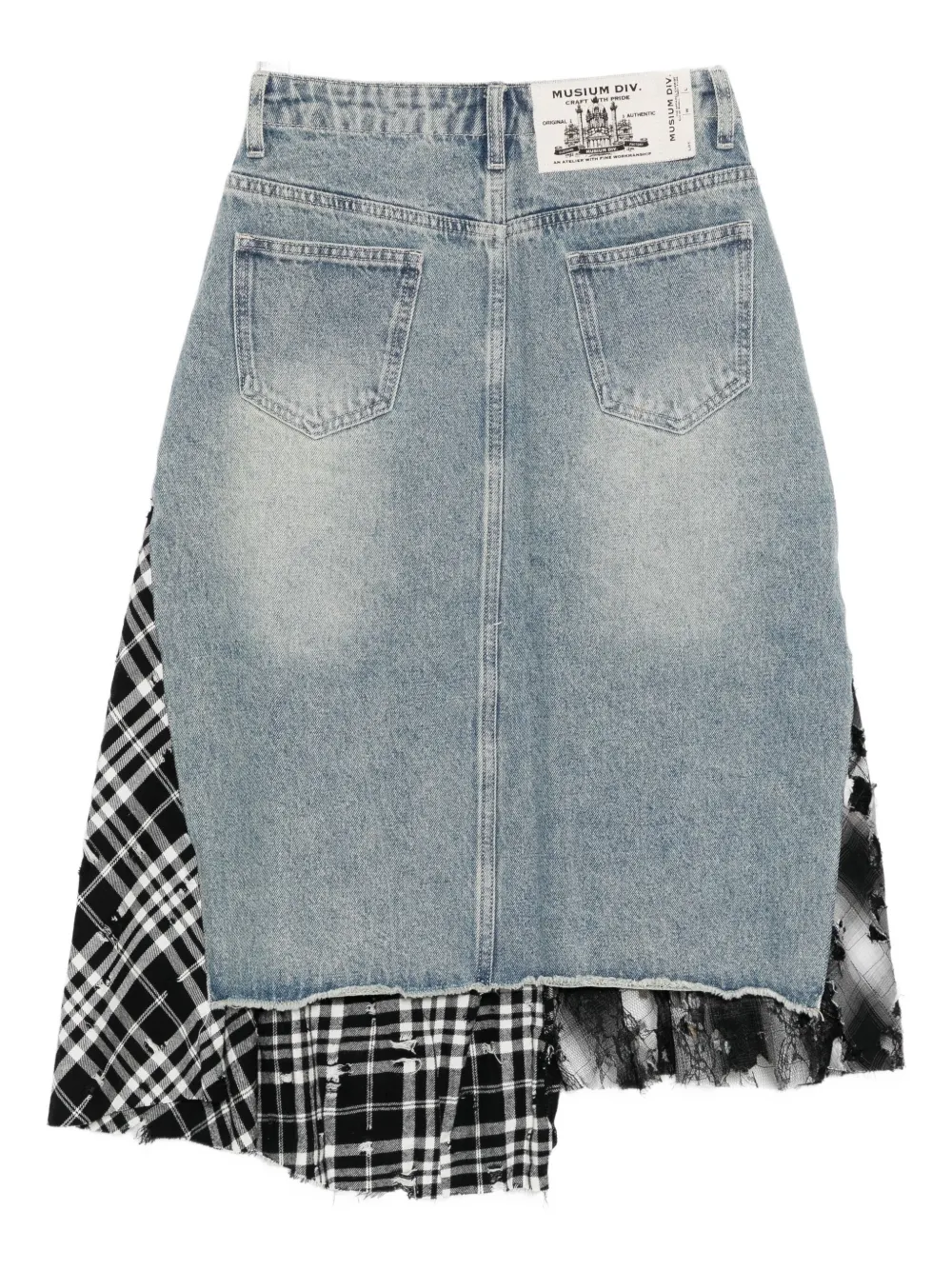 Musium Div. denim skirt - Blauw