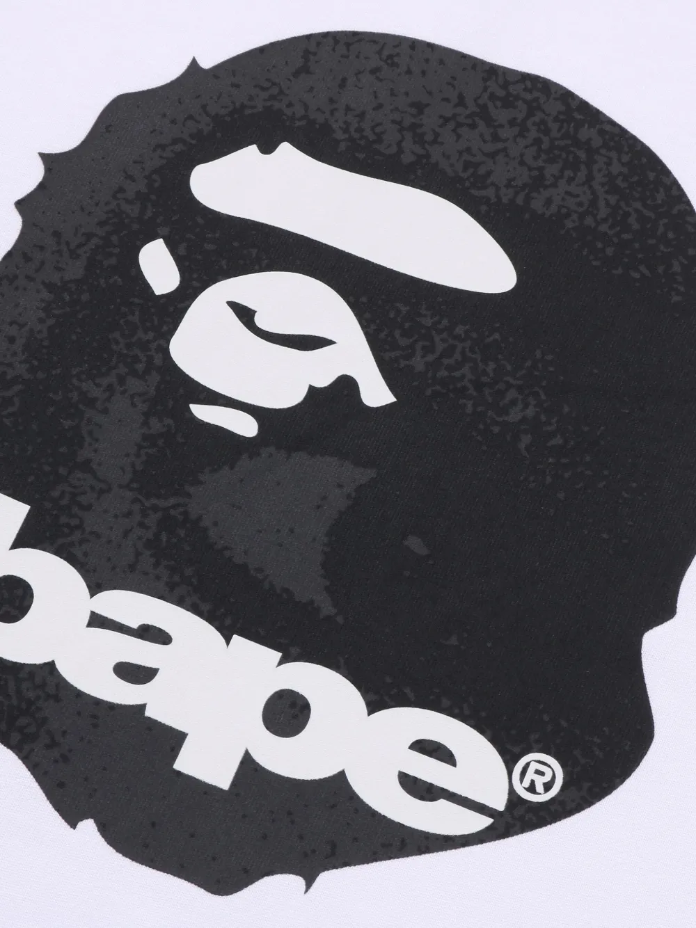 A BATHING APE logo-print T-shirt - Wit