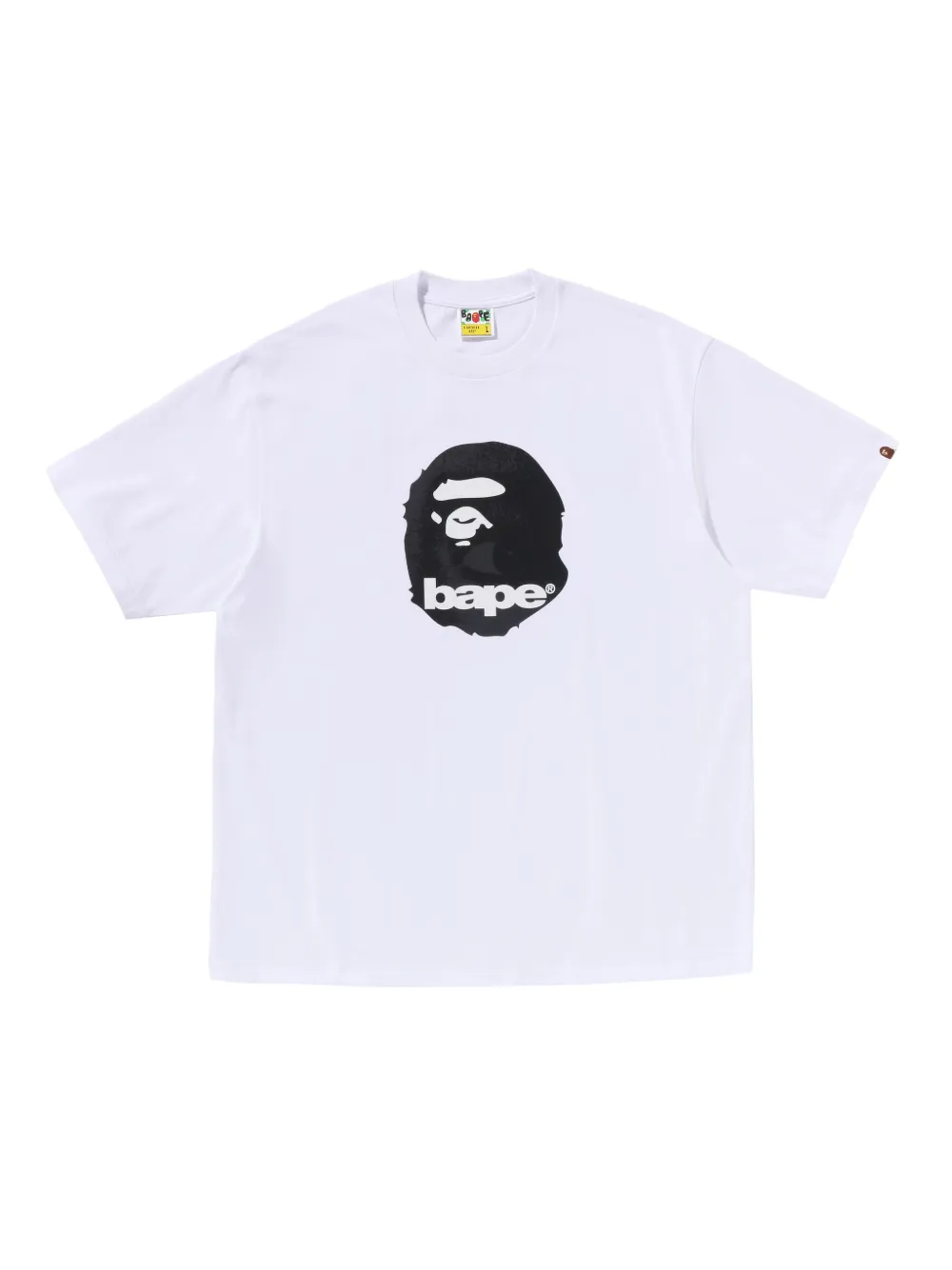 A BATHING APE® playera con logo estampado | blanco | Image 1