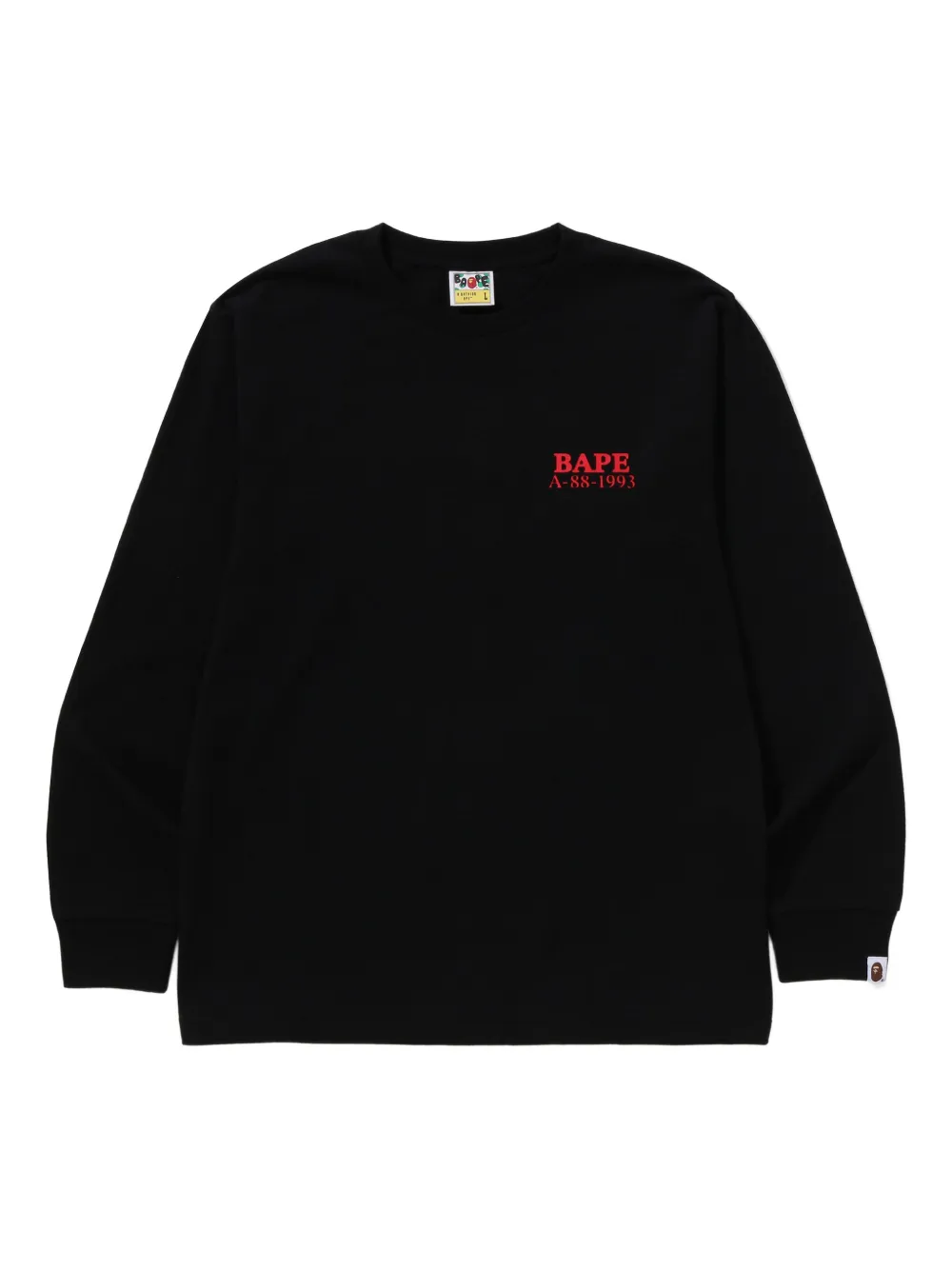 A BATHING APE® long-sleeve graphic T-shirt - ブラック A BATHING APE® long-sleeve graphic T-shirt - ブラック