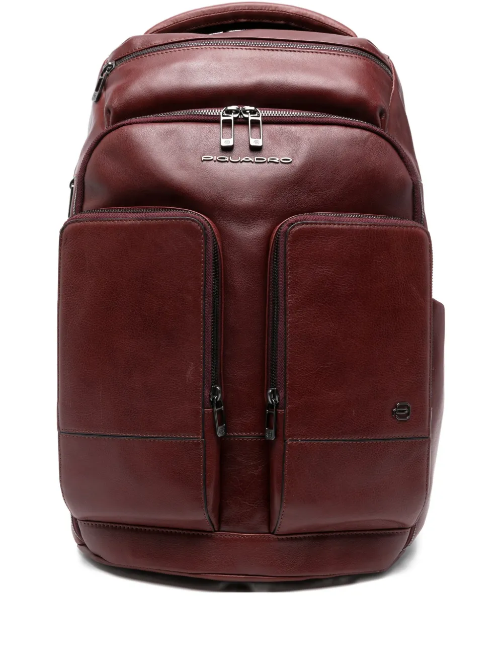 PIQUADRO mochila de piel con cierre | marrón | Image 1