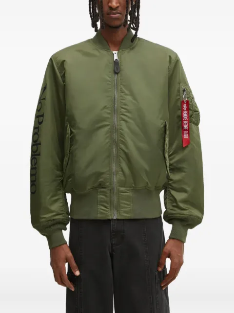 NO PROBLEMO zip-fastening bomber jacket