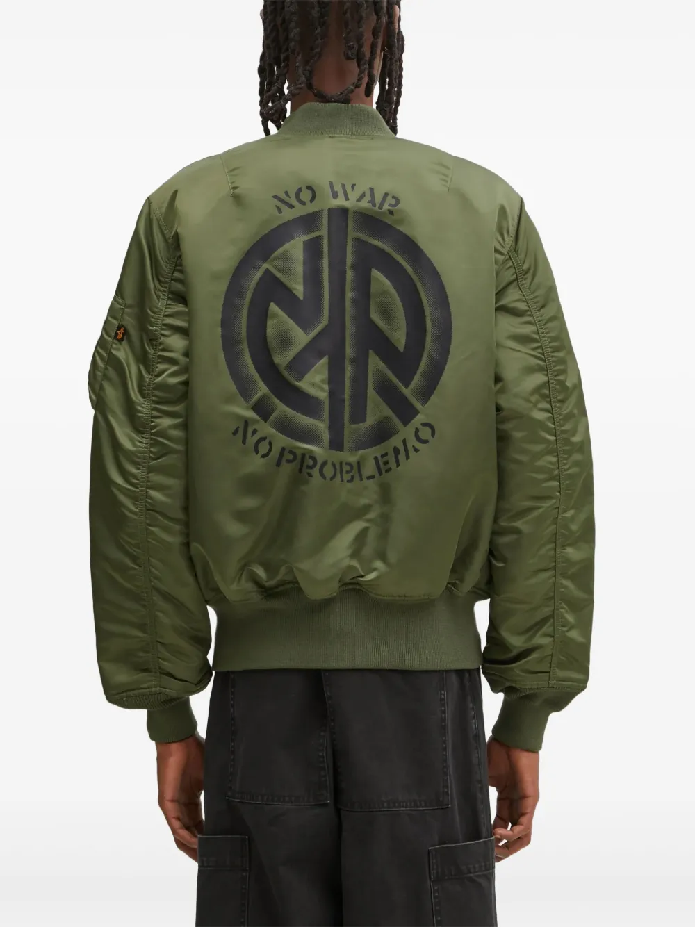 NO PROBLEMO Bomberjack met rits Groen