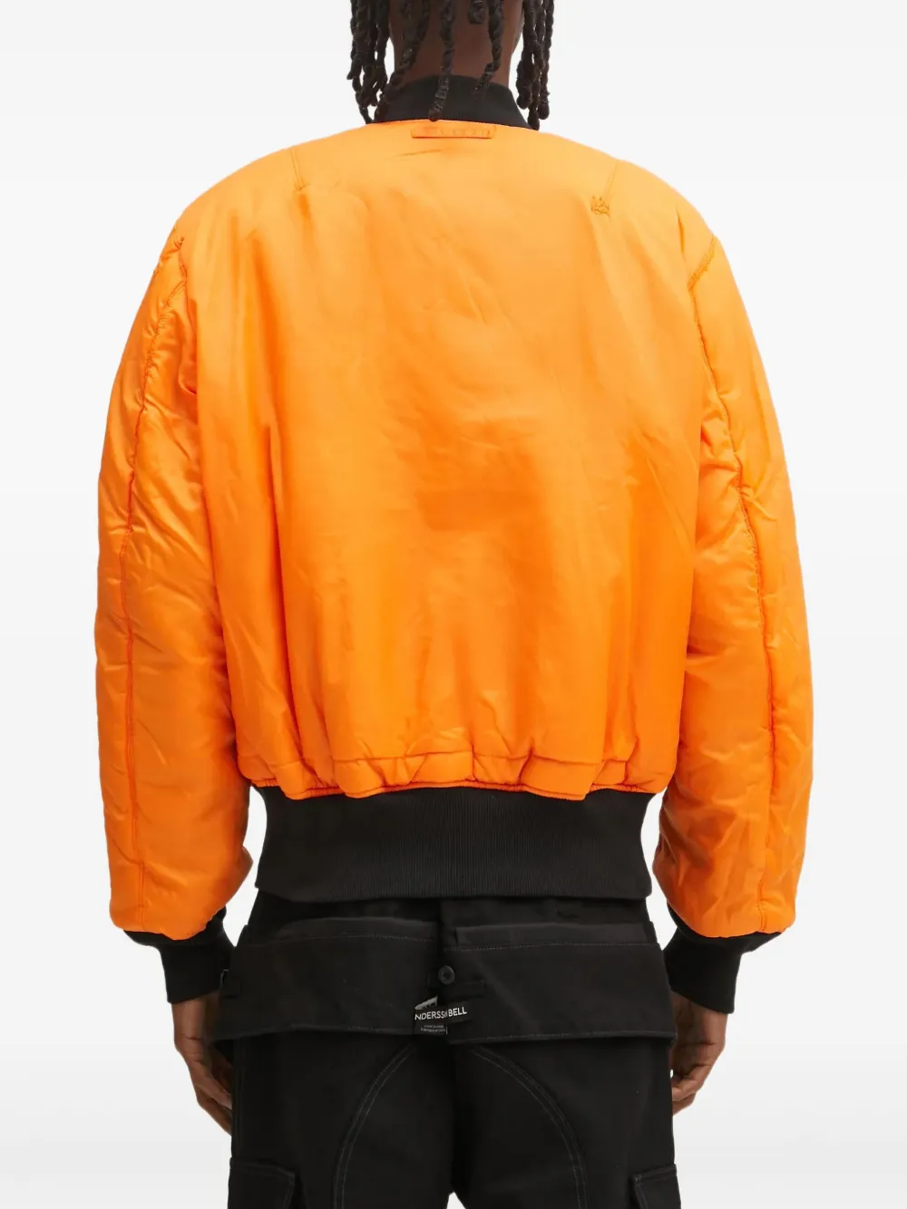 No Problemo Reversible Bomber Jacket In Black