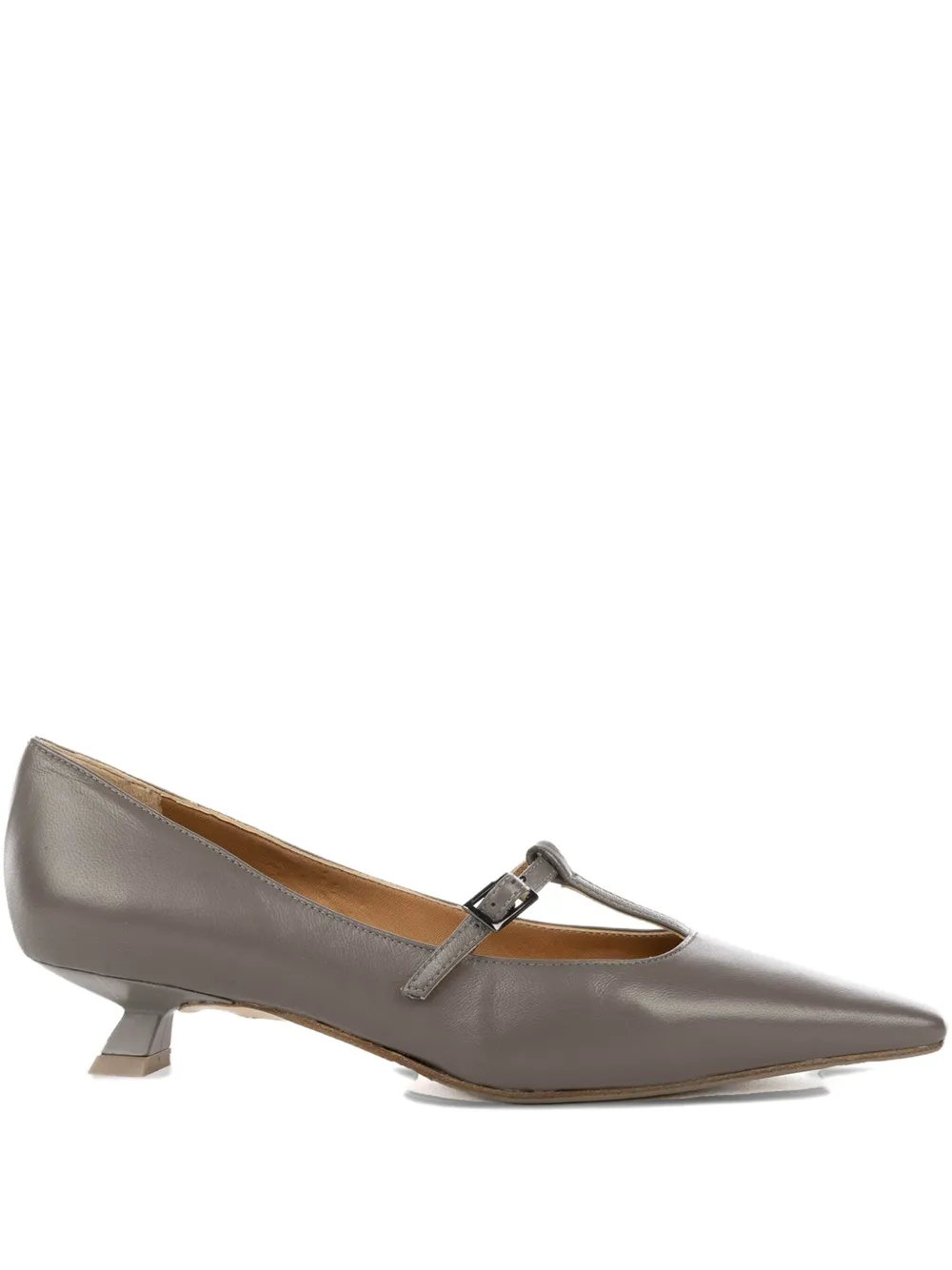 Chantal T-strap heel pumps | Brown | Image 1