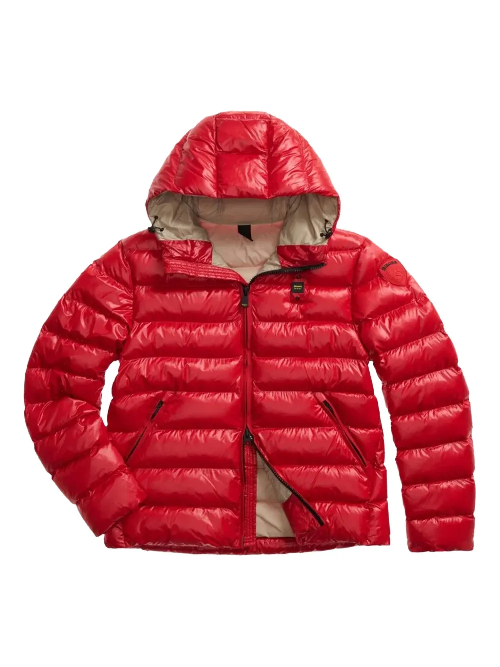 Blauer hooded quilted jacket | Red | Image 1