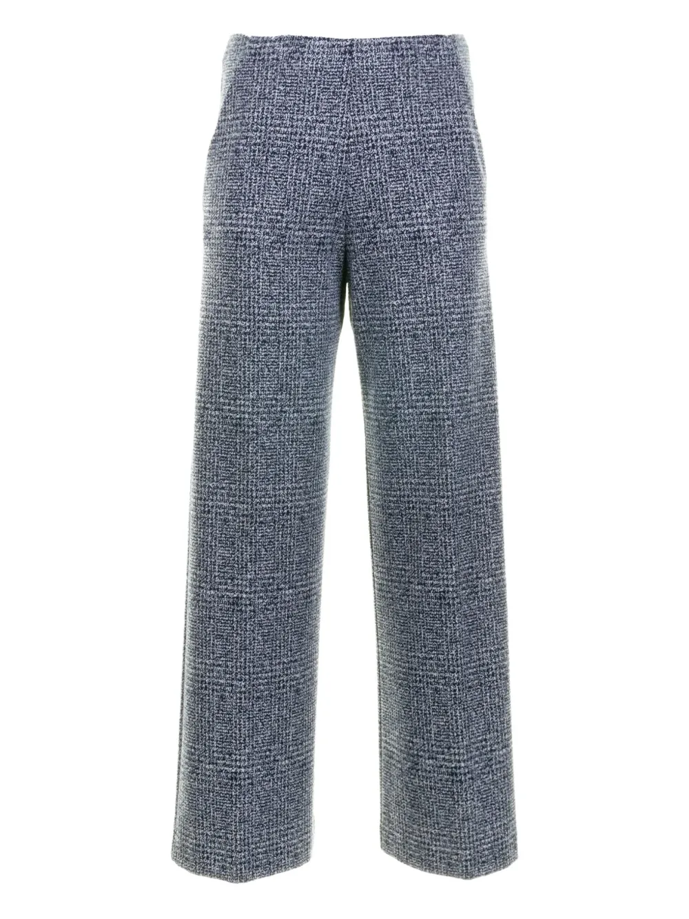 cinque checked trousers - Blu