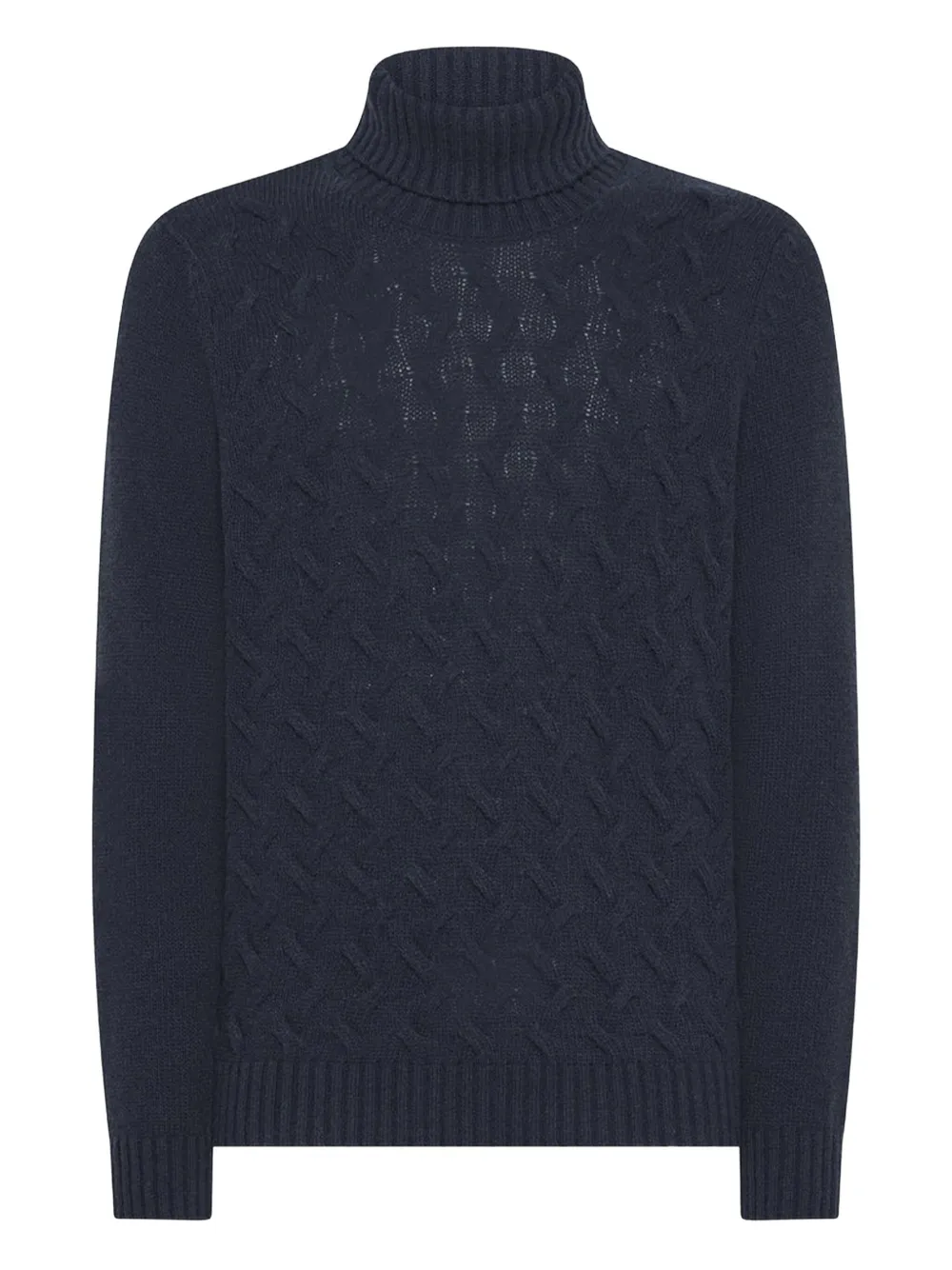 Seventy roll-neck cable-knit sweater | Blue | Image 1