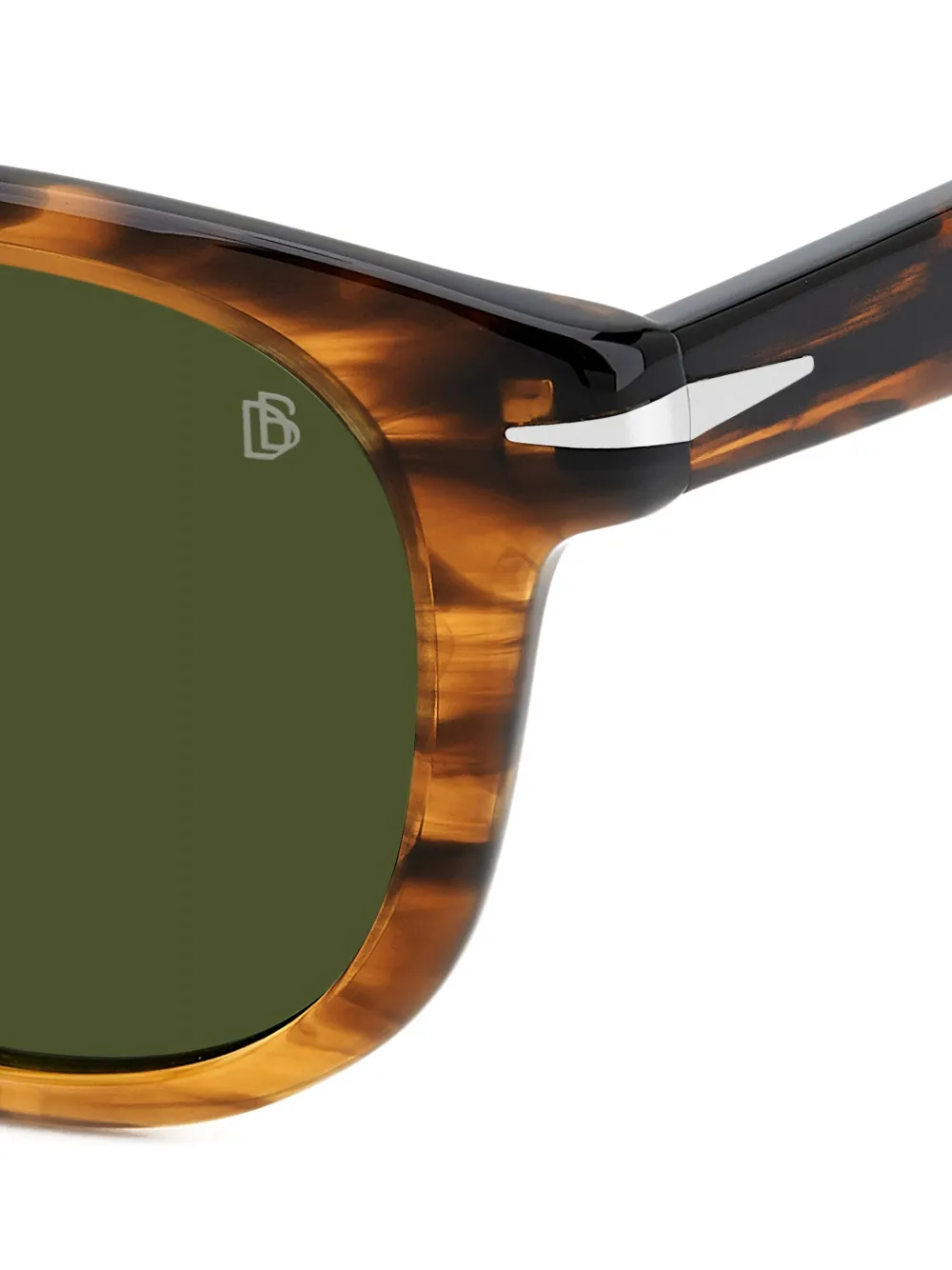 Eyewear by David Beckham Zonnebril met rond montuur Bruin