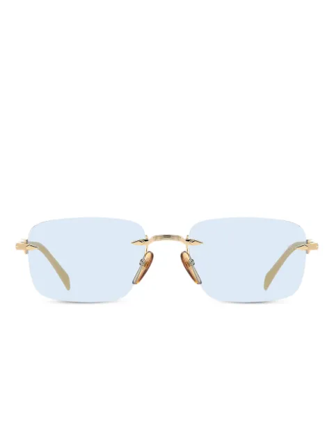 Eyewear by David Beckham lentes de sol rectangulares