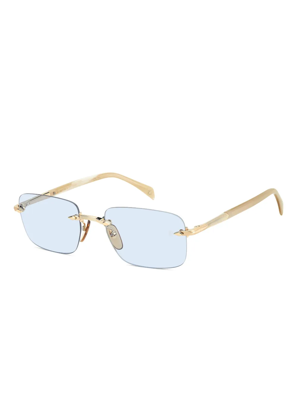 Eyewear by David Beckham rectangle sunglasses - Goud