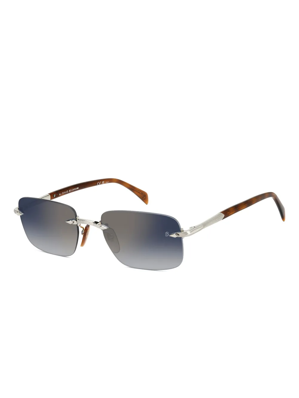 Eyewear by David Beckham rectangle sunglasses - Zilver