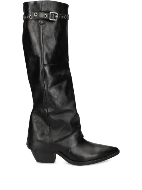 A.S.98 buckle eyelet boot