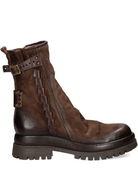A.S.98 buckle braided boot