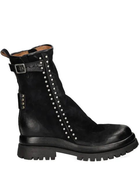 A.S.98 studded buckled boot