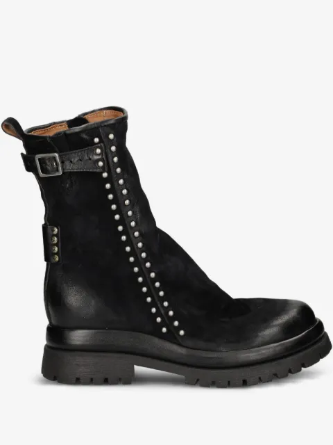 A.S.98 botas con hebilla y apliques