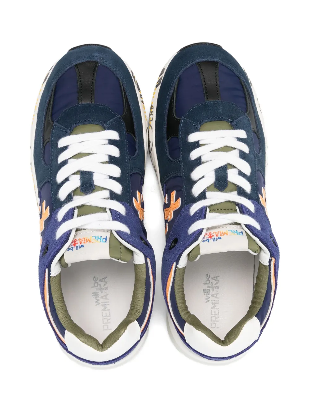 Premiata Kids Robin sneakers Blauw