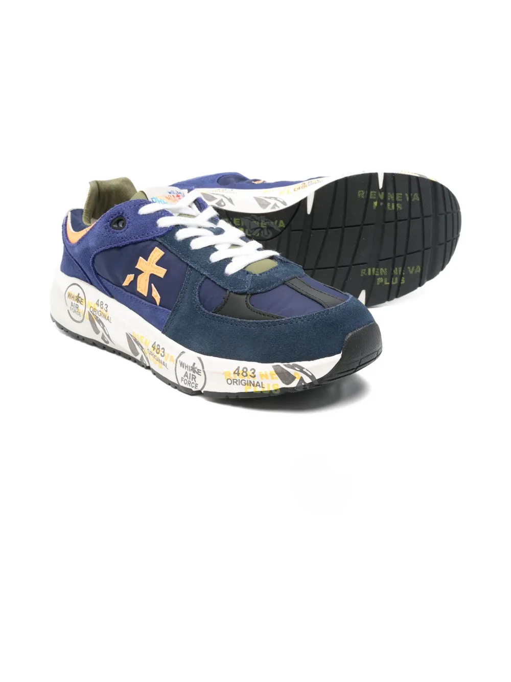 Premiata Kids Robin sneakers Blauw