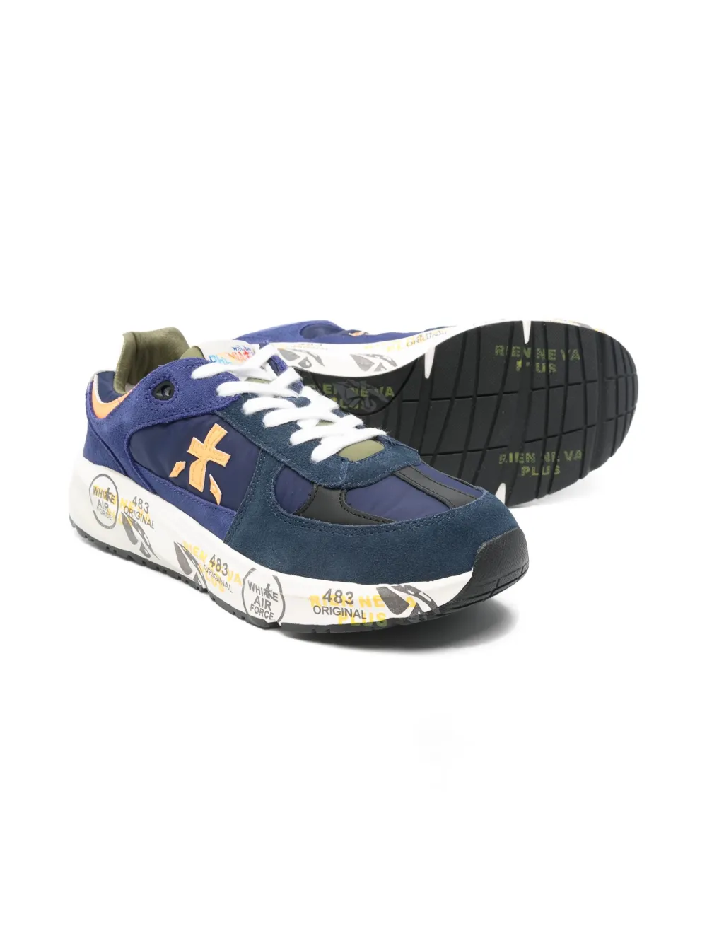 Premiata Kids Robin sneakers Blauw