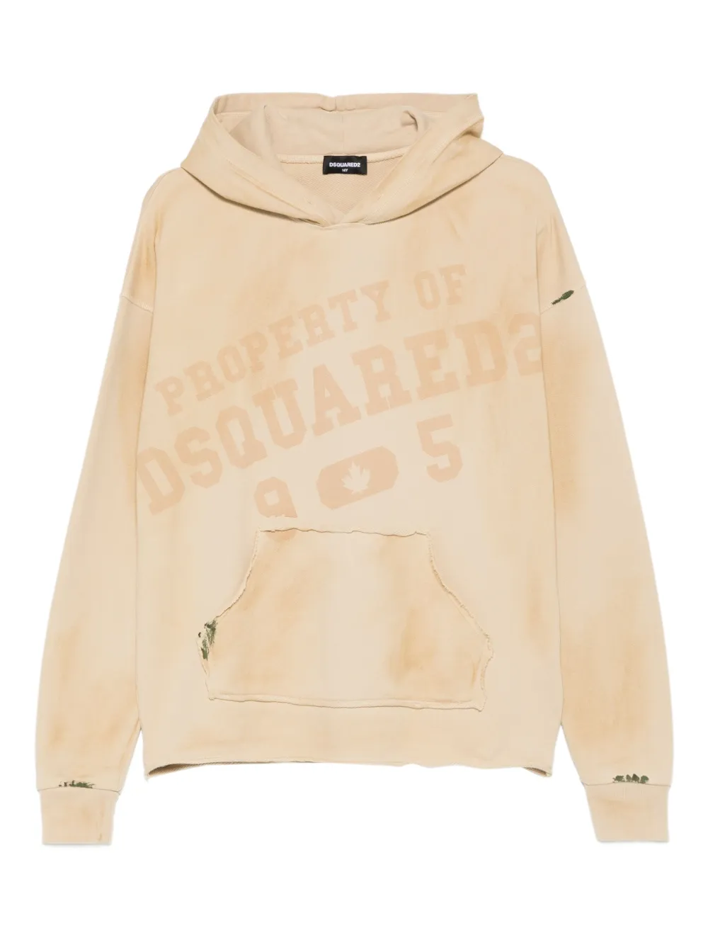 DSQUARED2 KIDS hooded graphic hoodie - Toni neutri