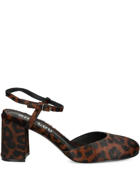 Bibi Lou 80mm Emily leopard-print pumps