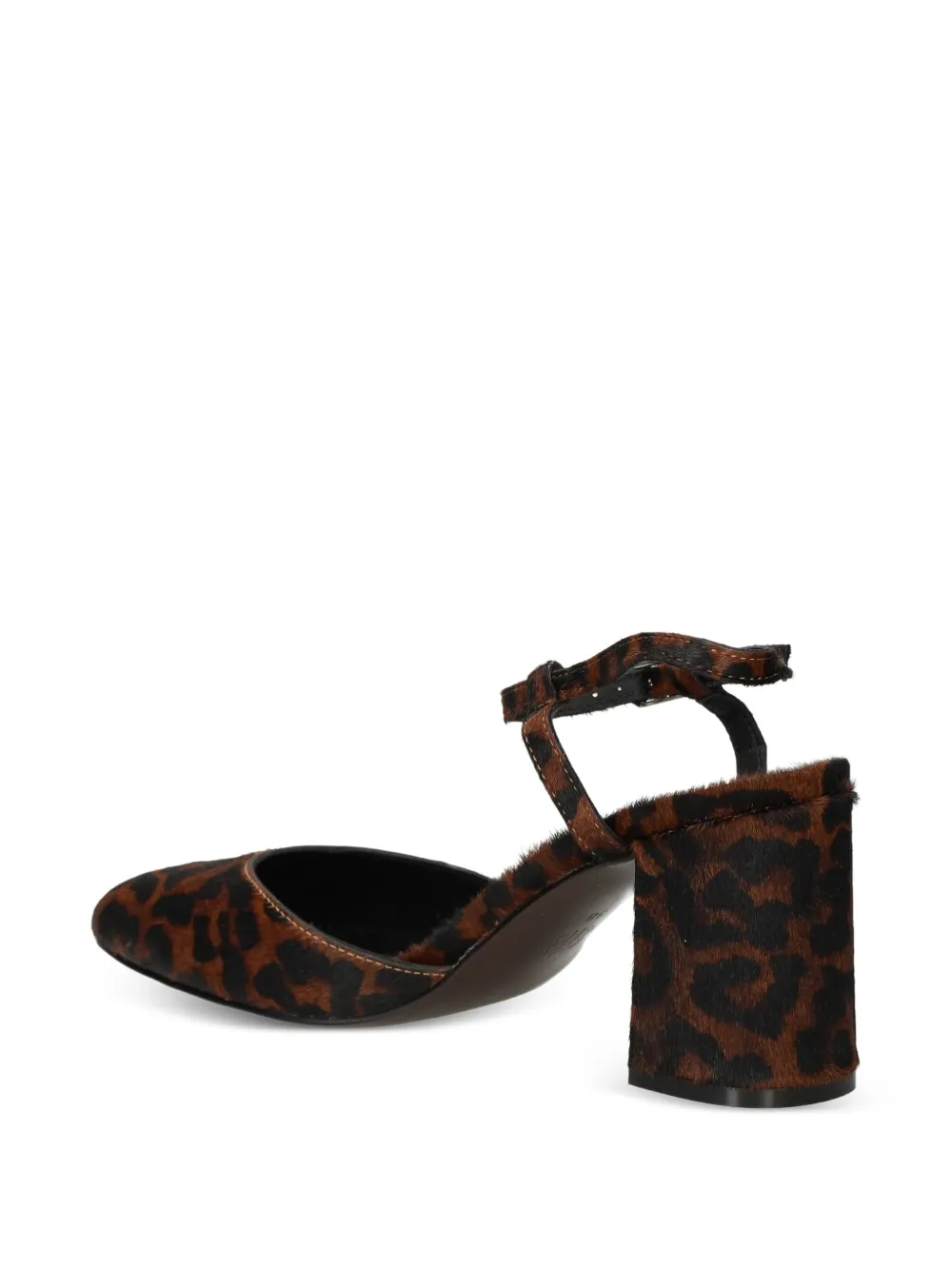 Bibi Lou 80 mm Emily pumps met luipaardprint Bruin