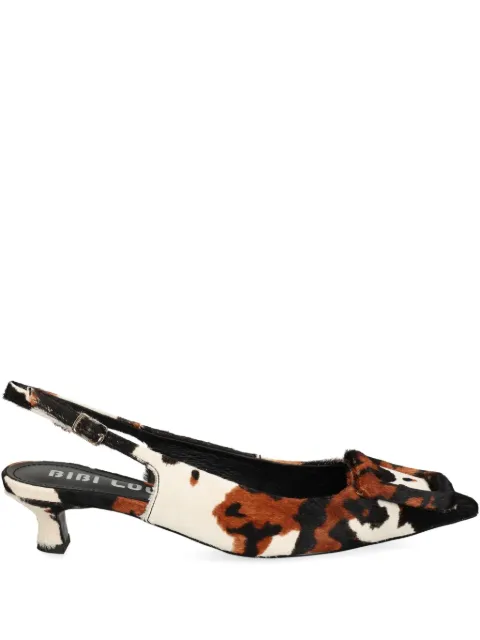Bibi Lou buckle slingback pumps
