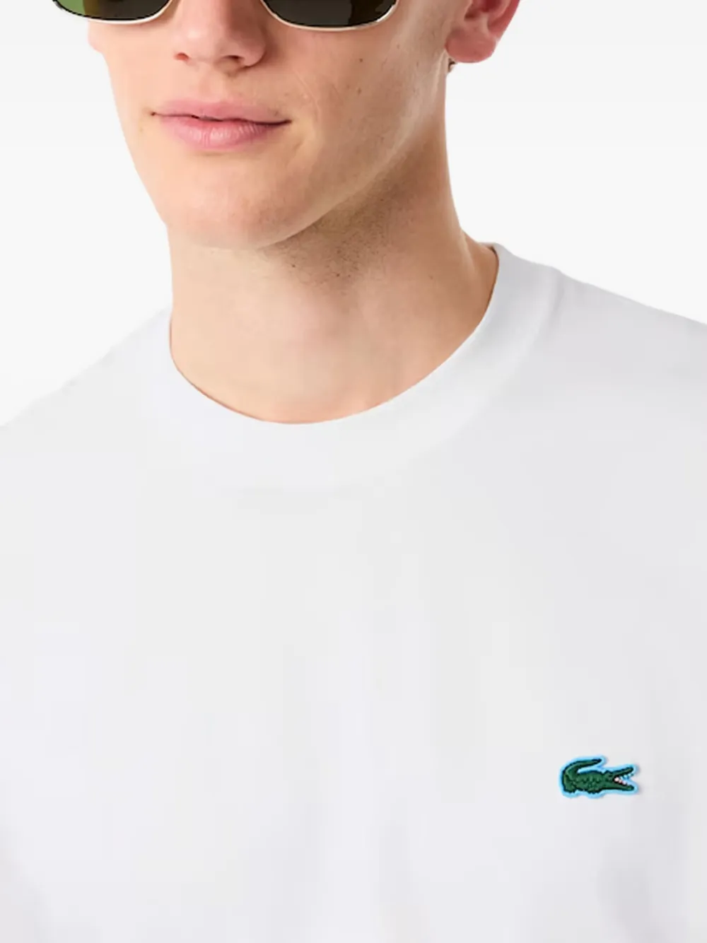 Lacoste Katoenen T-shirt Wit