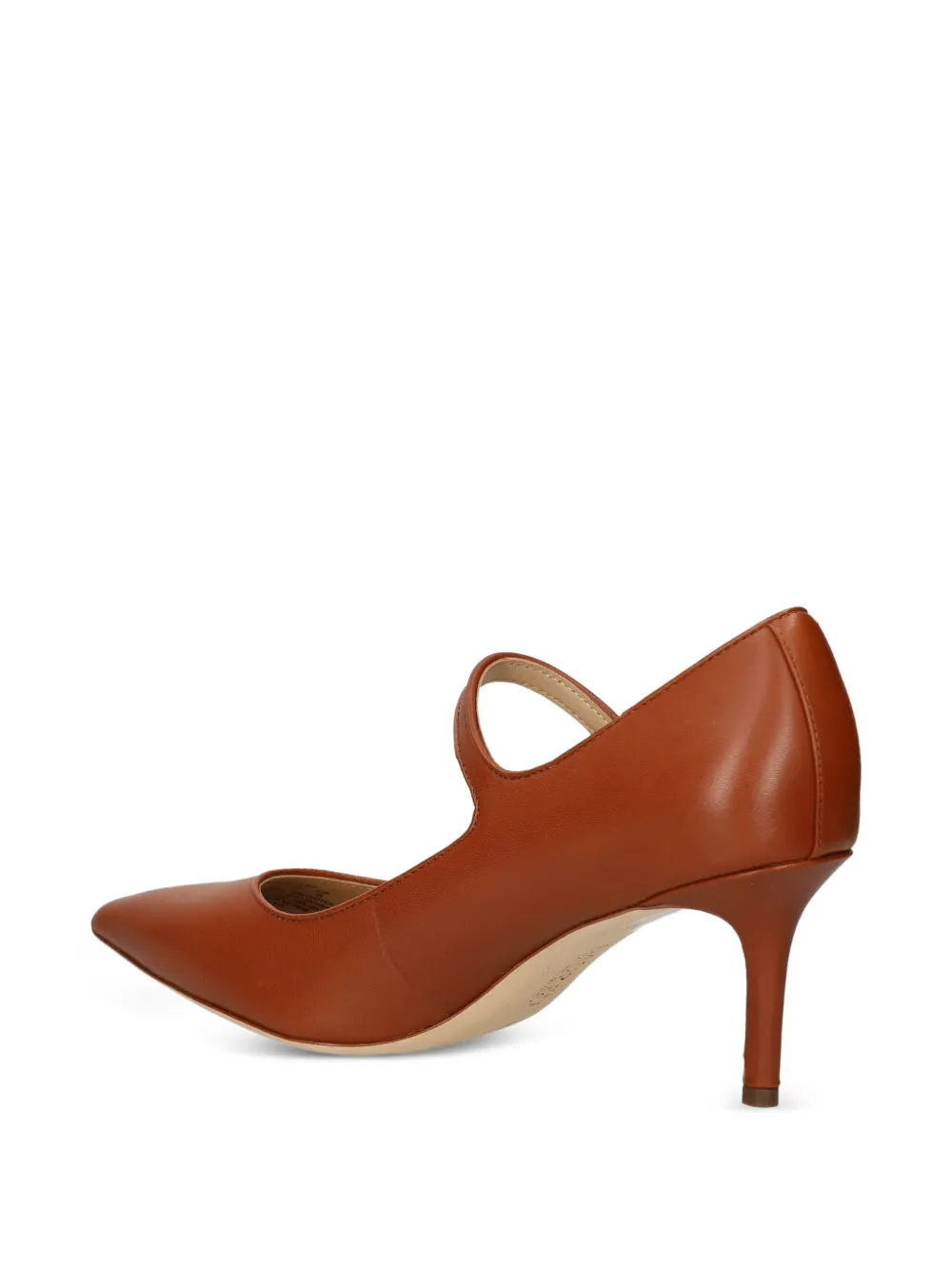Lauren Ralph Lauren 70 mm Lanette Mary-Jane pumps met puntige neus Bruin