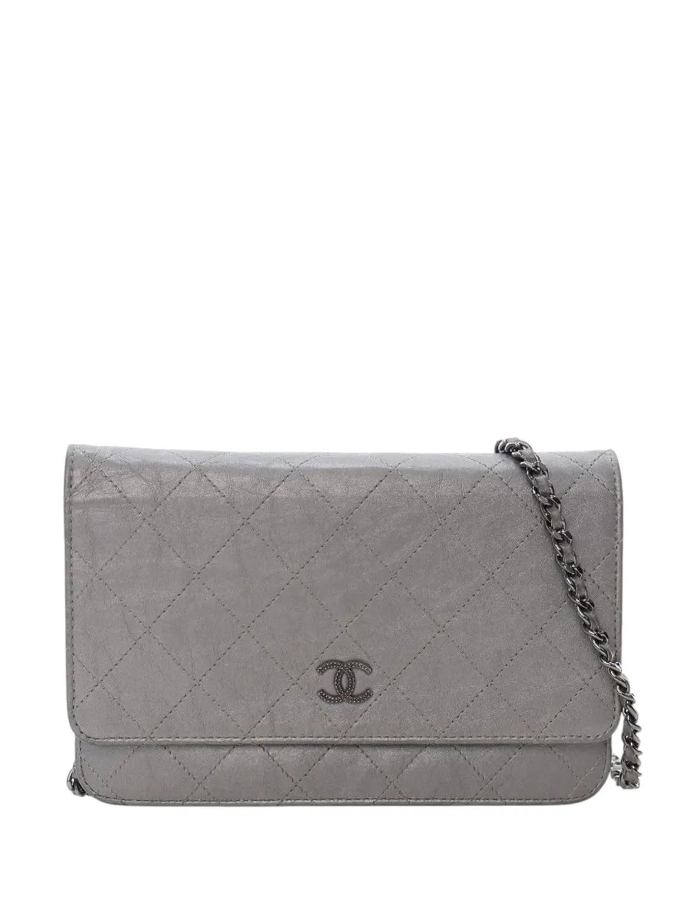CHANEL Pre-Owned 2011 ココマーク マトラッセ エイジドカーフ ウォレットオンチェーン ショルダーバッグ -