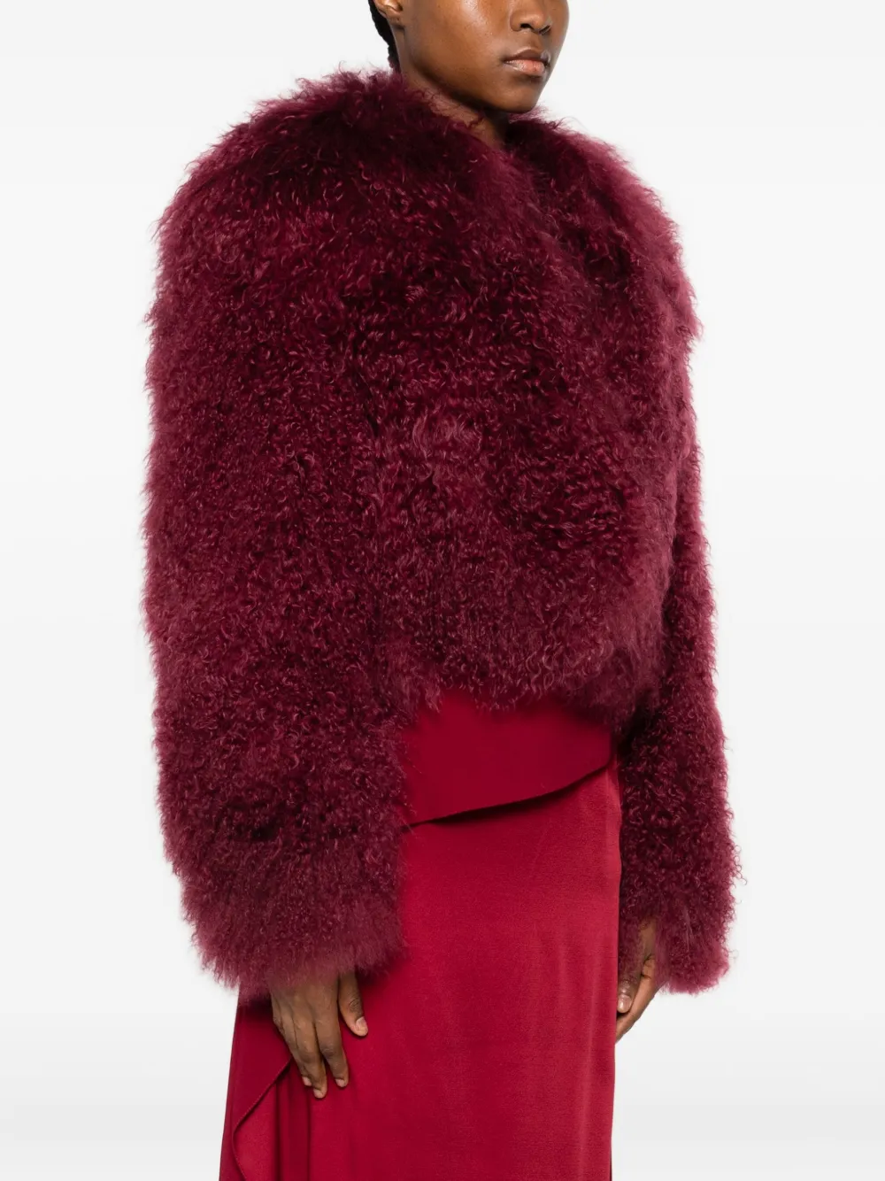 Numerootto Jas met enkele rij knopen Rood