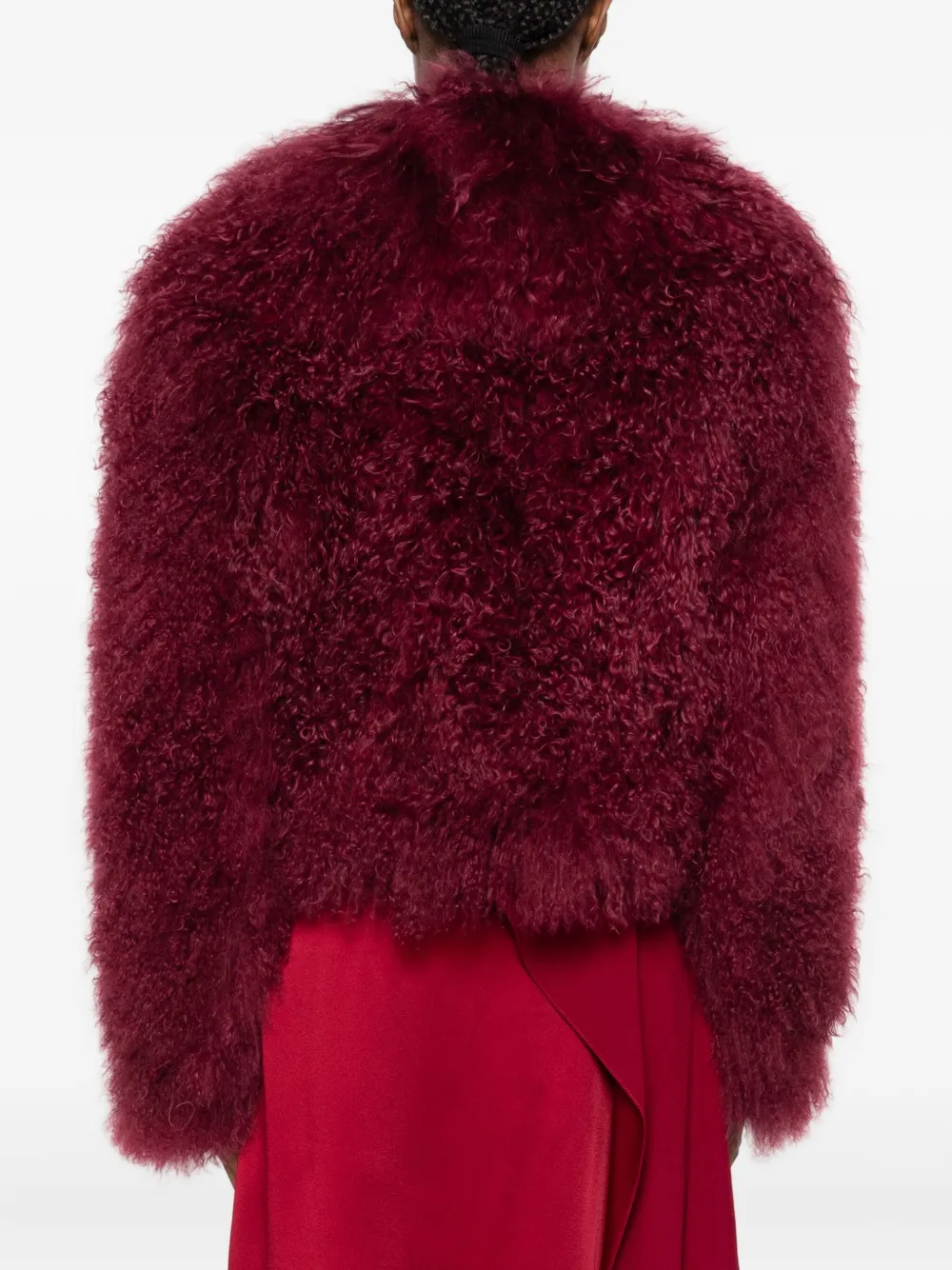 Numerootto Jas met enkele rij knopen Rood