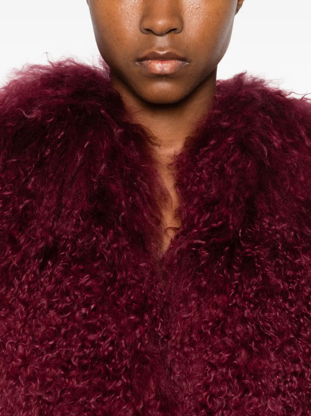 Numerootto Jas met enkele rij knopen Rood