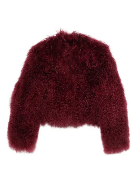 Numerootto textured single-breasted coat
