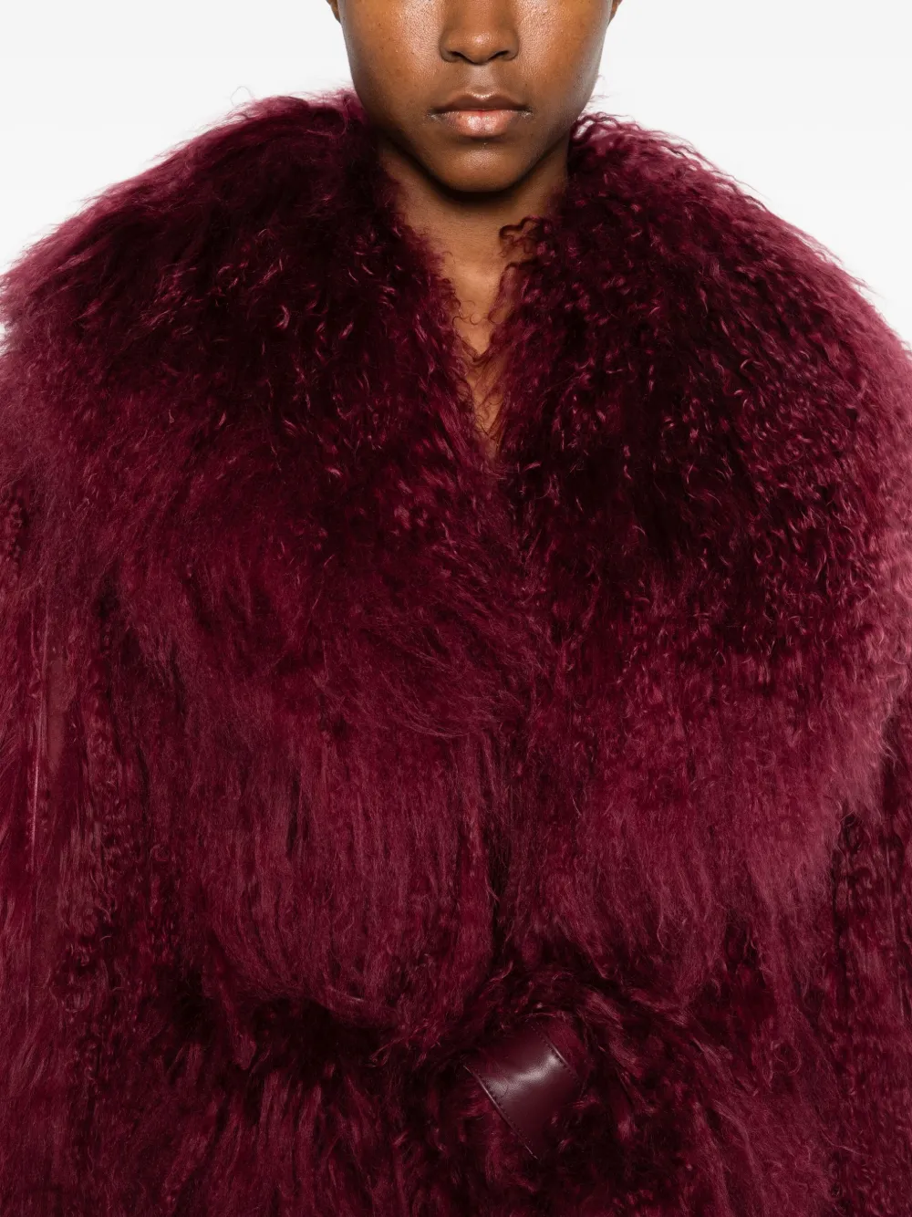 Numerootto Jas met ceintuur Rood