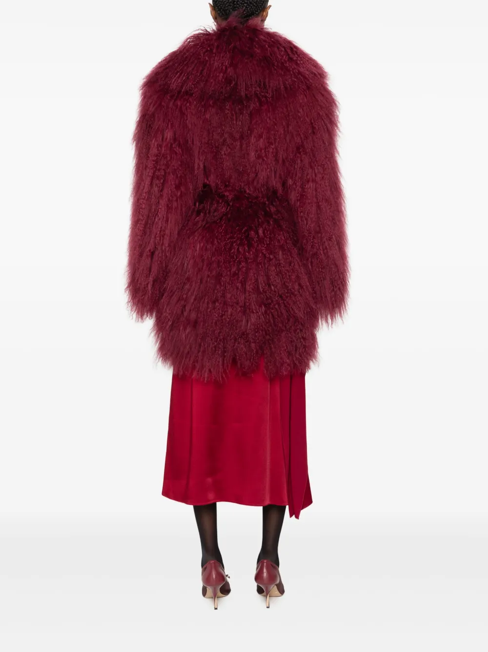 Numerootto Jas met ceintuur Rood