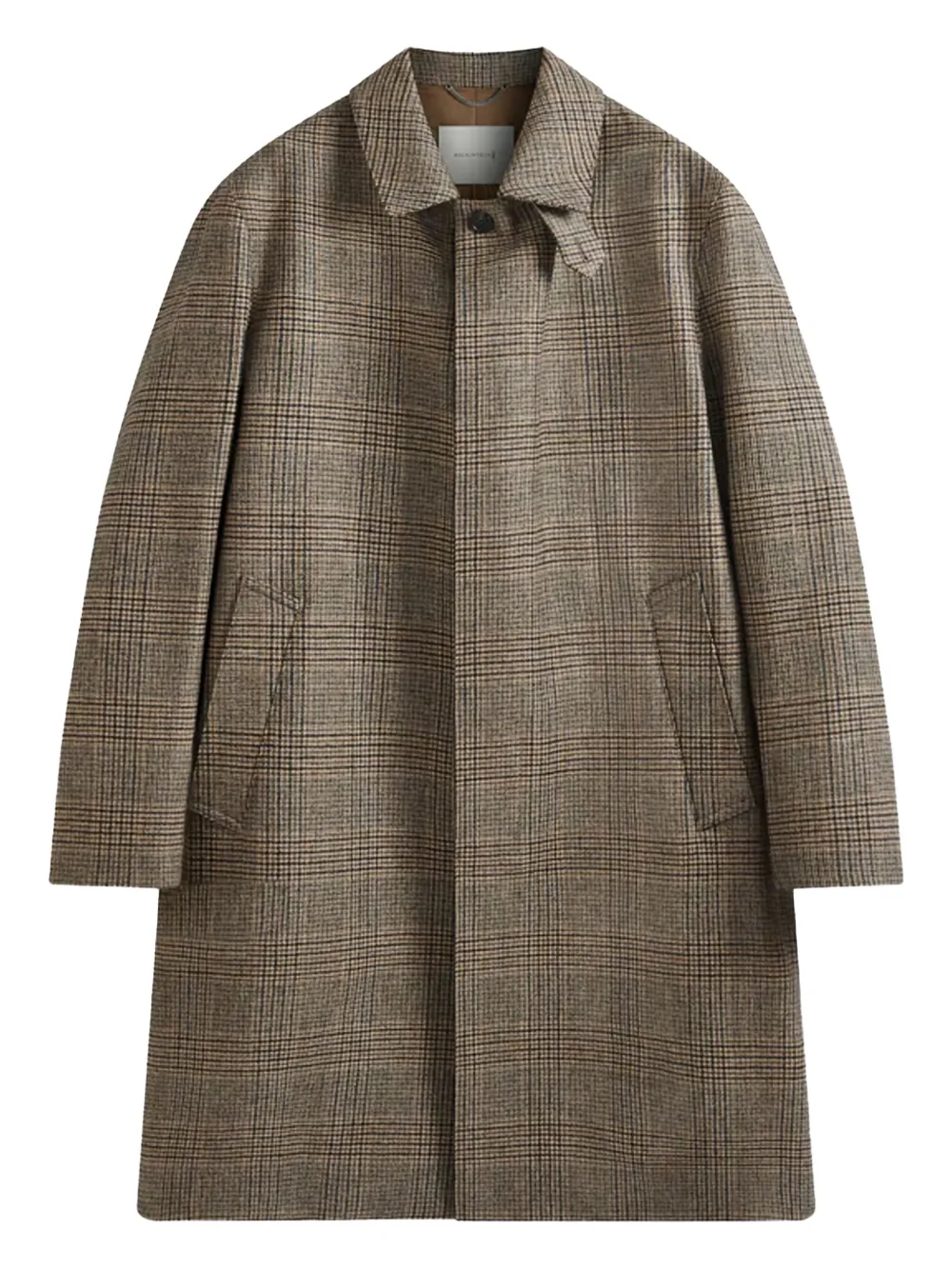 Mackintosh dunkeld checked coat | Brown | Image 1