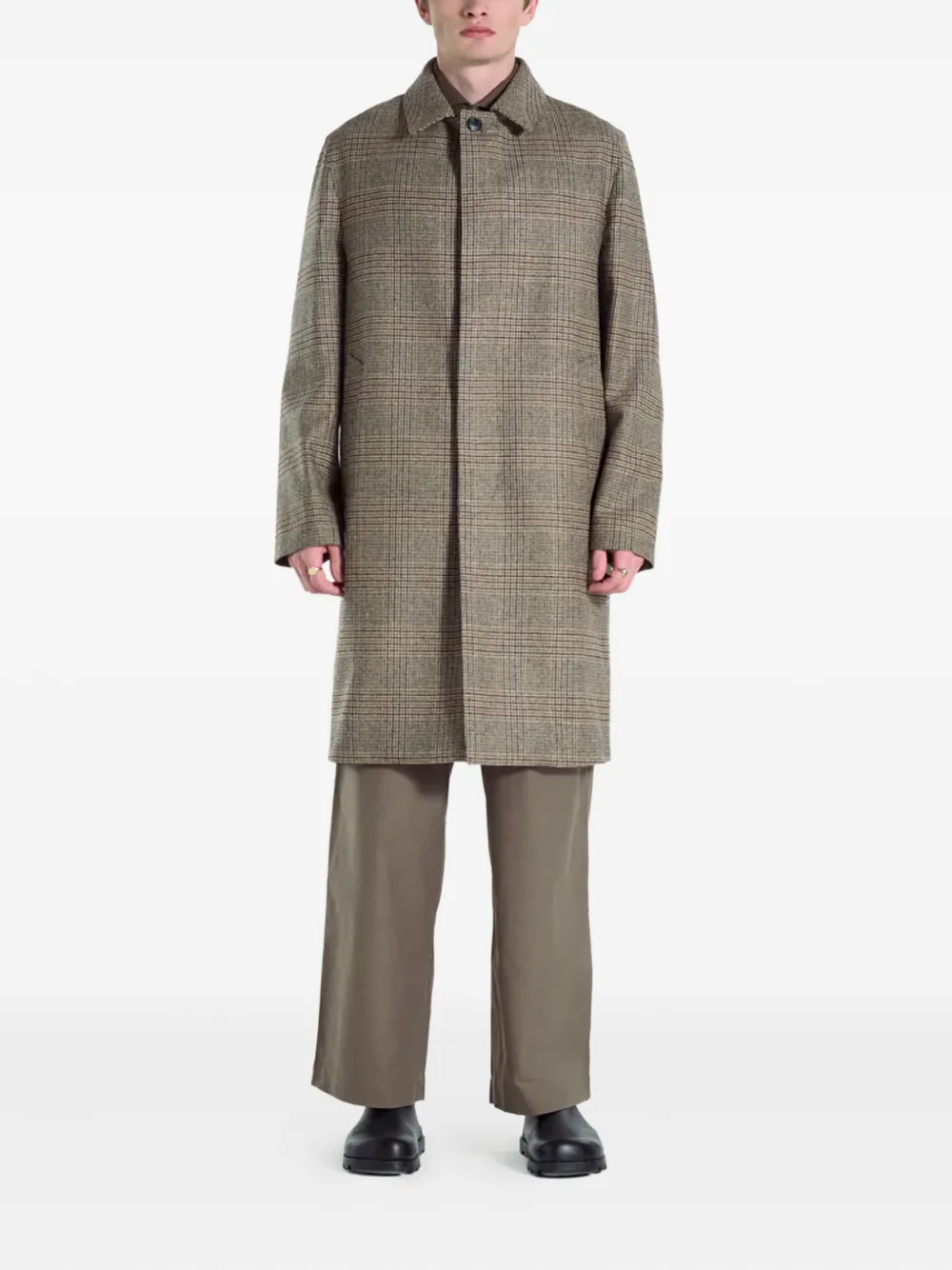 Mackintosh dunkeld checked coat | Single Breasted Coats | Image 2