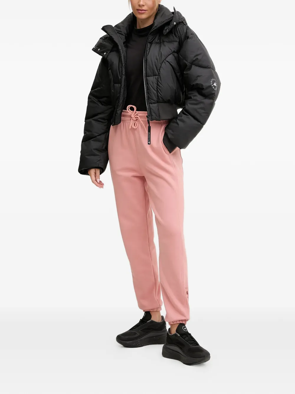 Adidas By Stella Mccartney Logo-print Track Pants In Pink