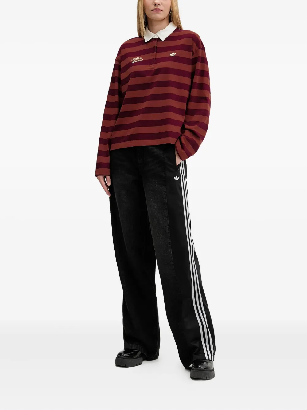  Adidas Firebird 3-stripes Jeans - Black 