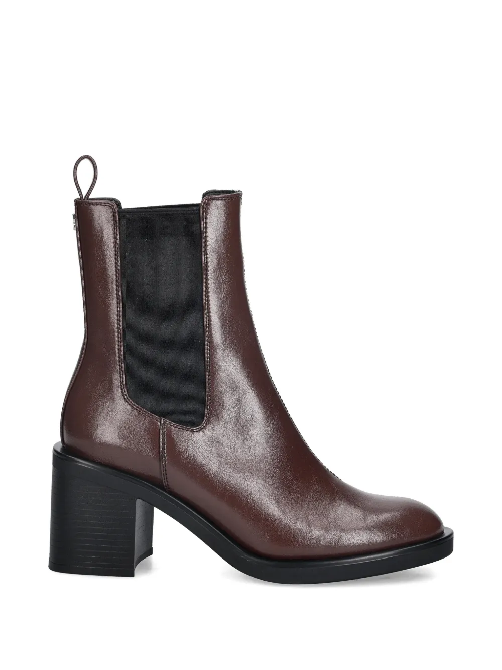 HUGO Laarzen met blokhak en treklipje Bruin