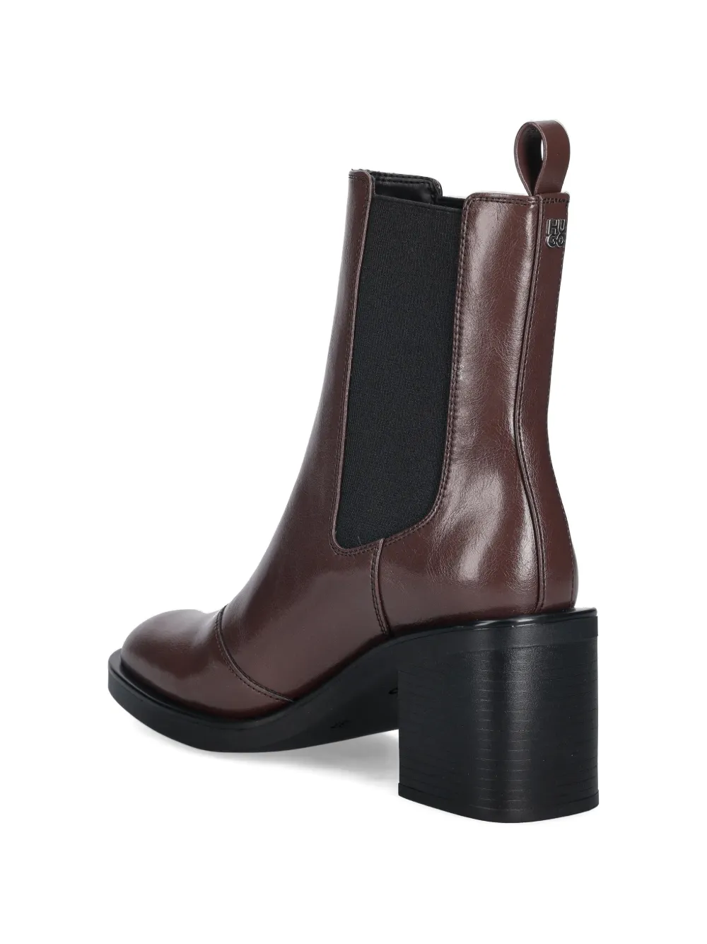HUGO Laarzen met blokhak en treklipje Bruin