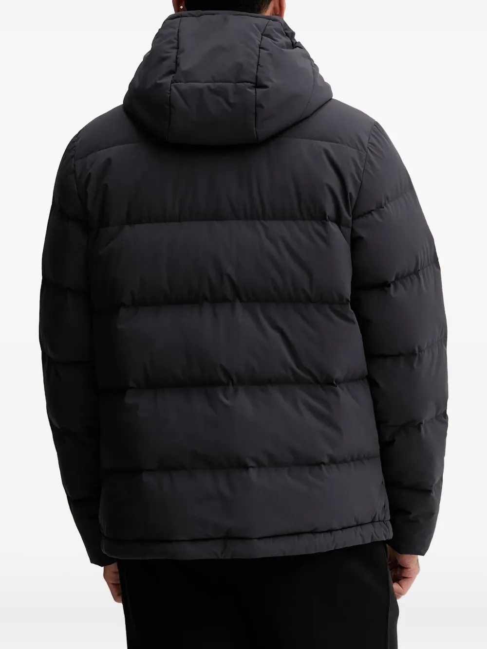 adidas Jack met logodetail en capuchon Zwart