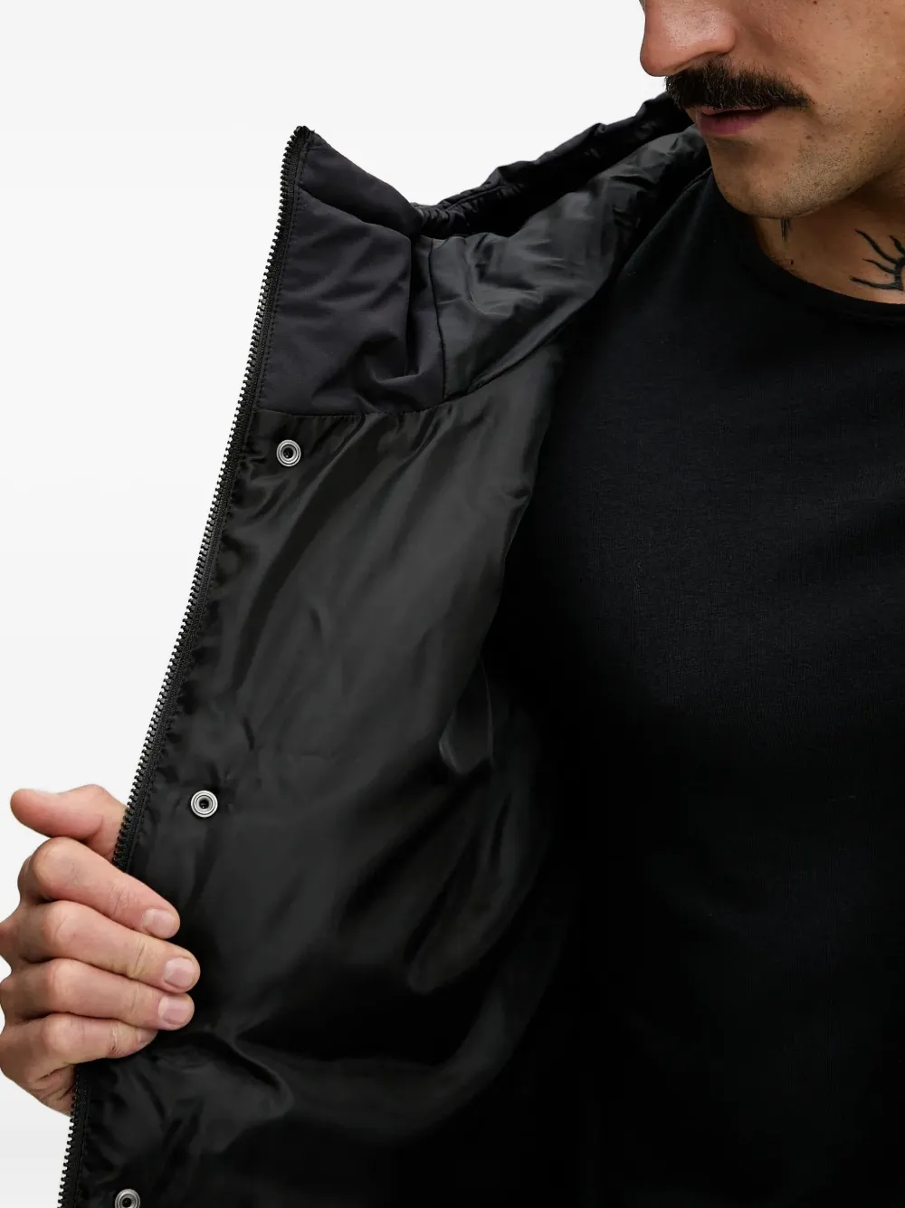 adidas Jack met logodetail en capuchon Zwart