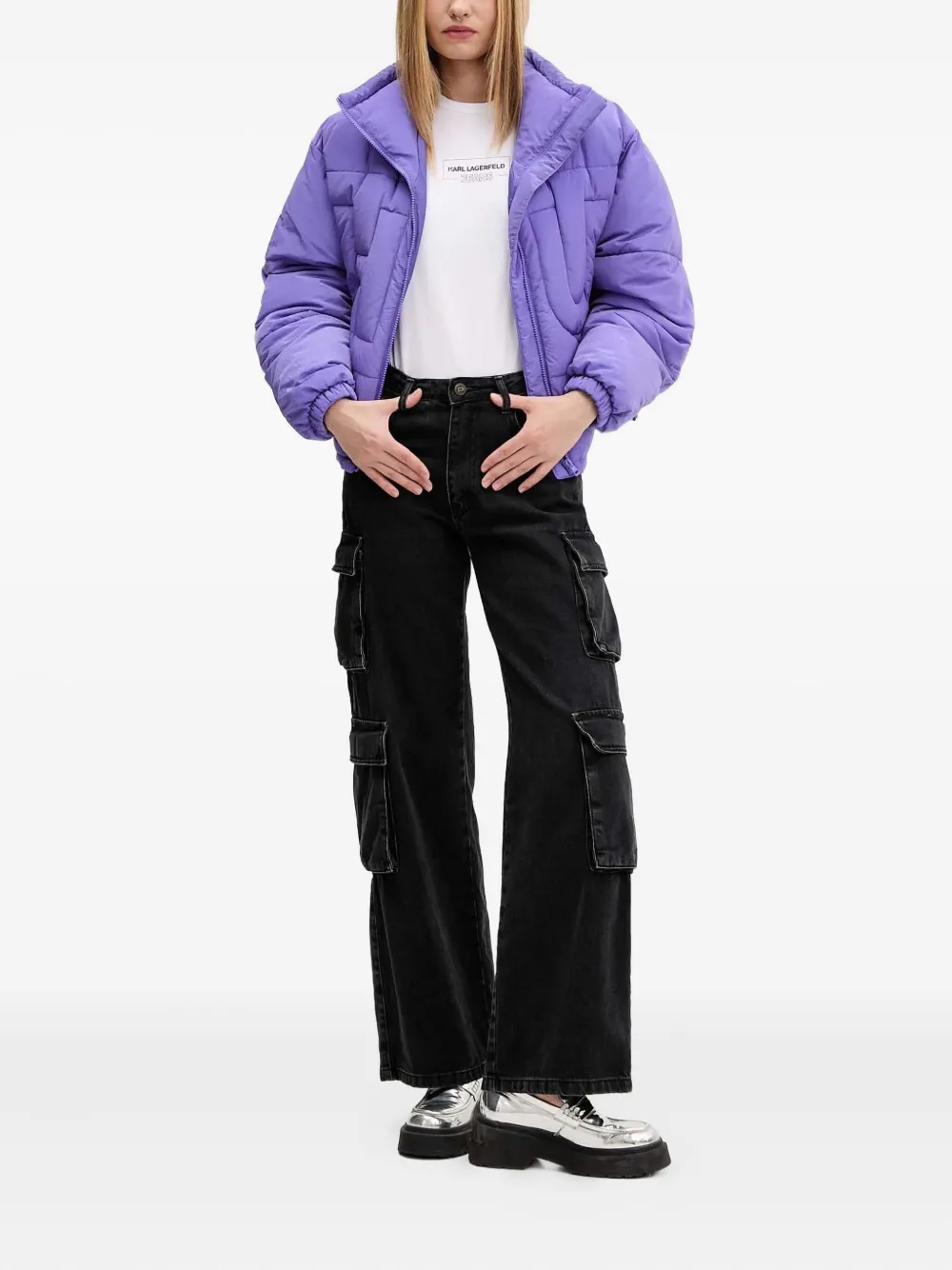 HUGO logo-embossed puffer jacket | Down Jackets | Image 2