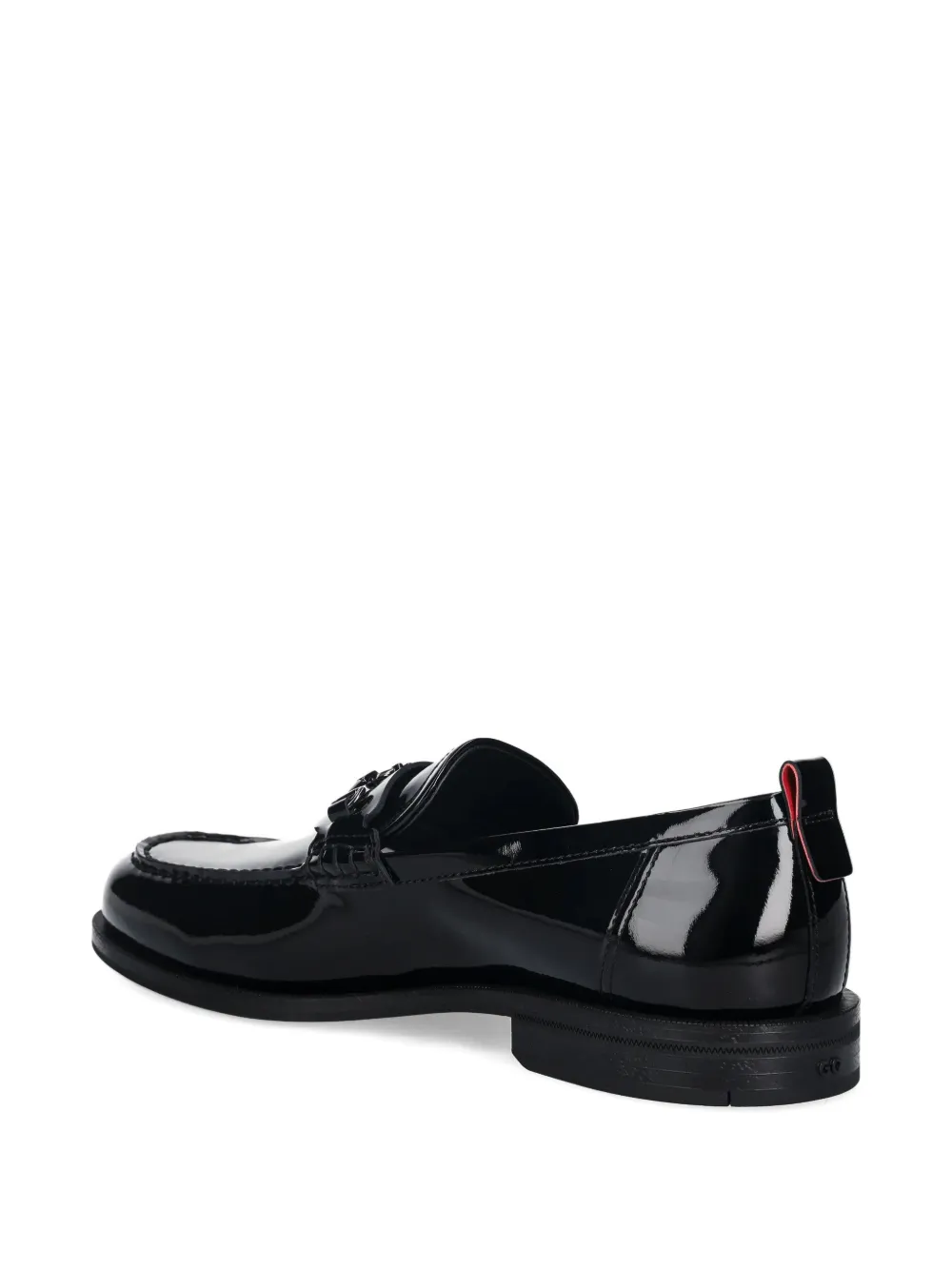 HUGO Loafers met detail Zwart