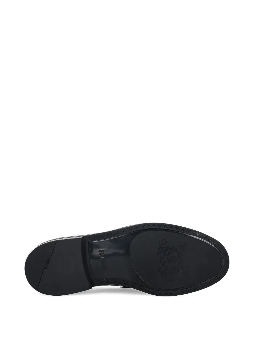 HUGO Loafers met detail Zwart