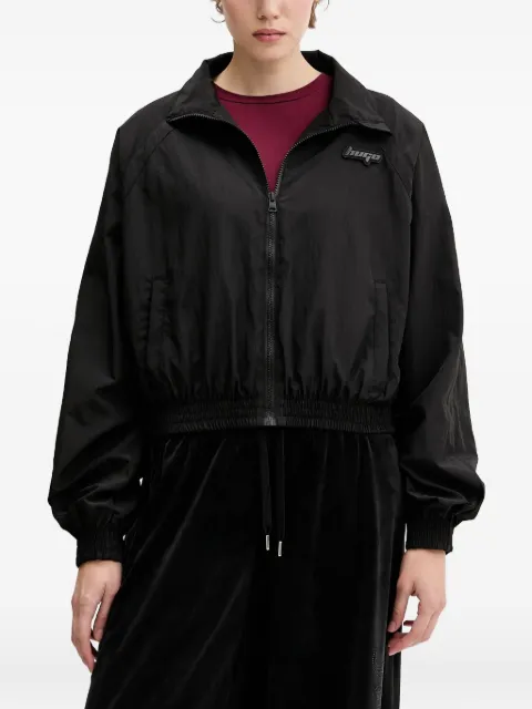 HUGO logo-detail zip-fastening jacket