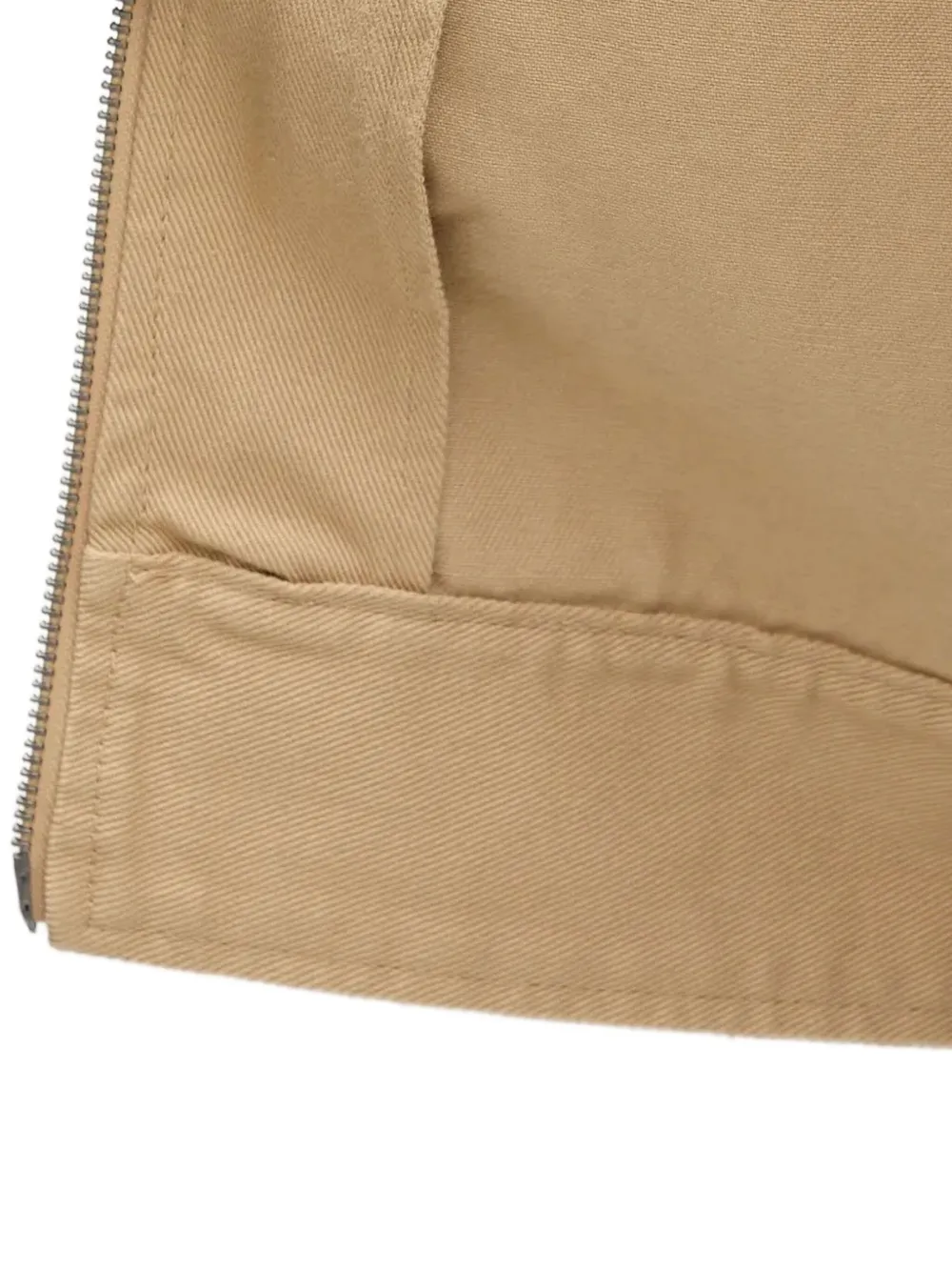 adidas Jack met ritssluiting en geborduurd logo Beige