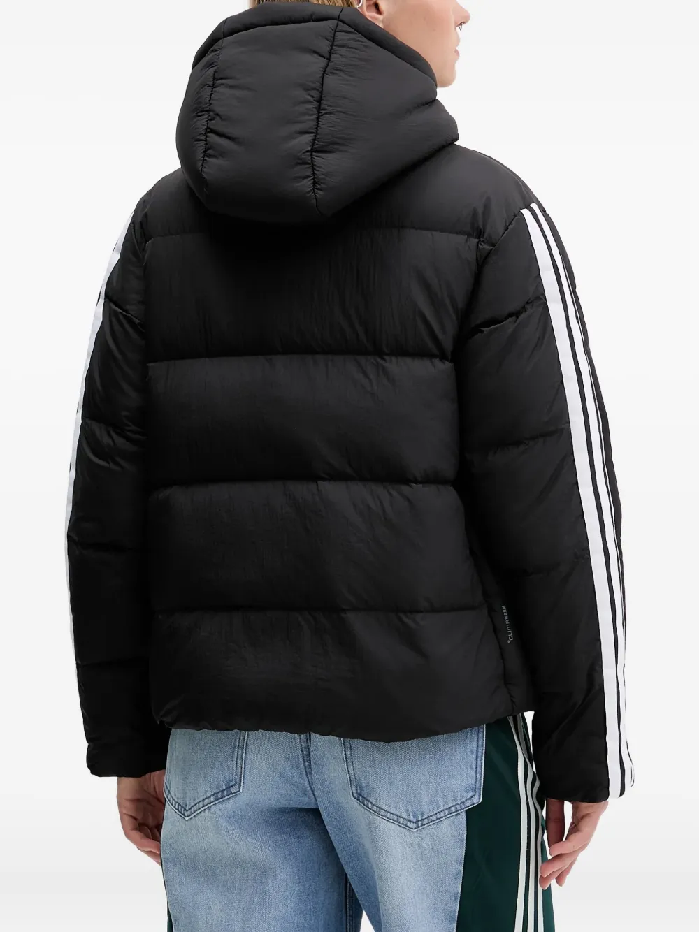 adidas Donsjack met logodetail Zwart